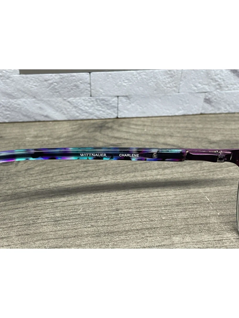 Wittnauer Eyeglasses, Frames Only, Charlene, 54-16-145, Metal/Plastic, Violet